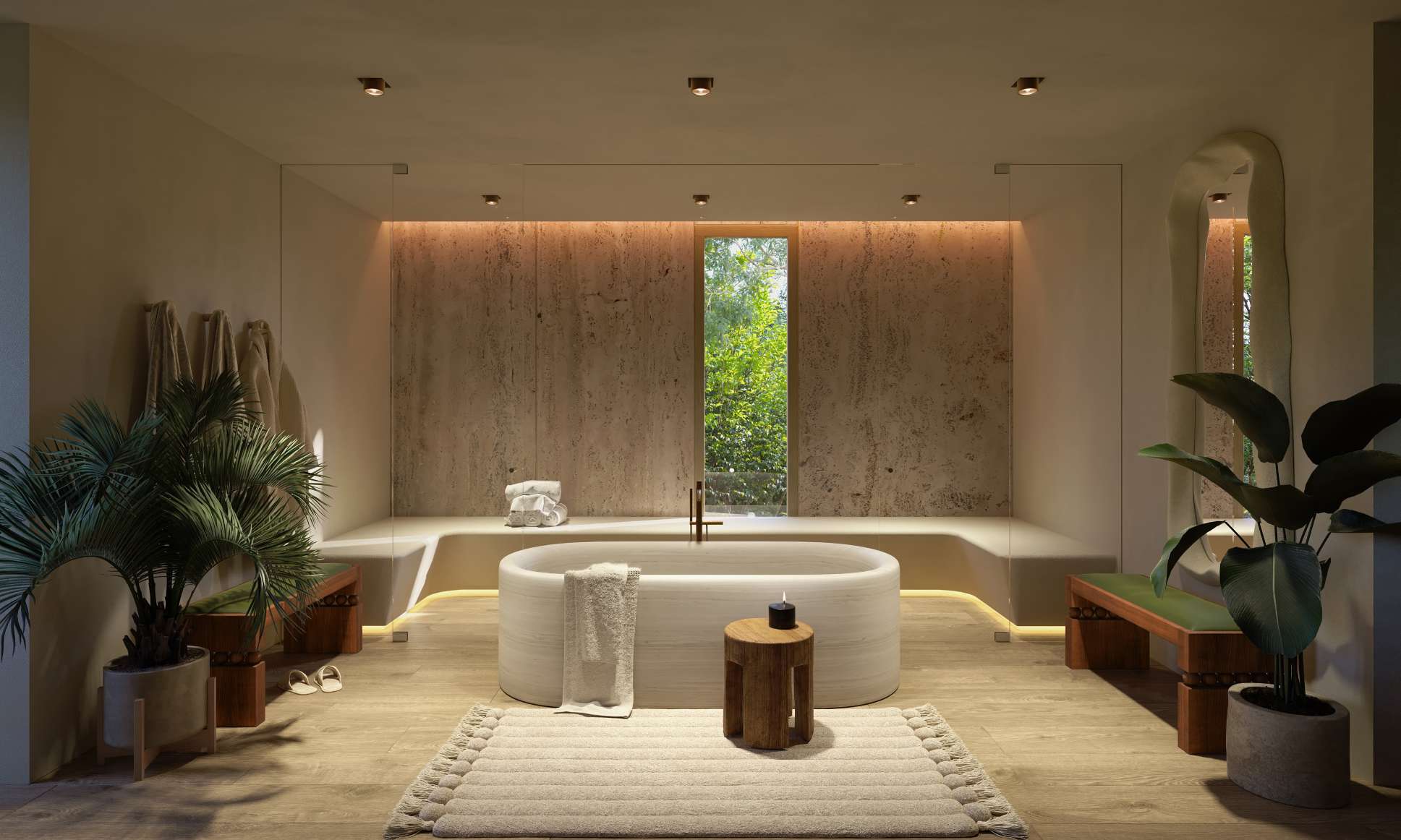Interior design detail inspired by the Tulum region
