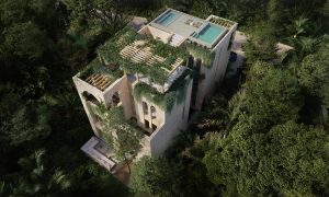 Rooftop pool casa aqualuna